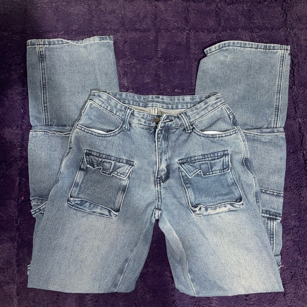 mid waist jeans